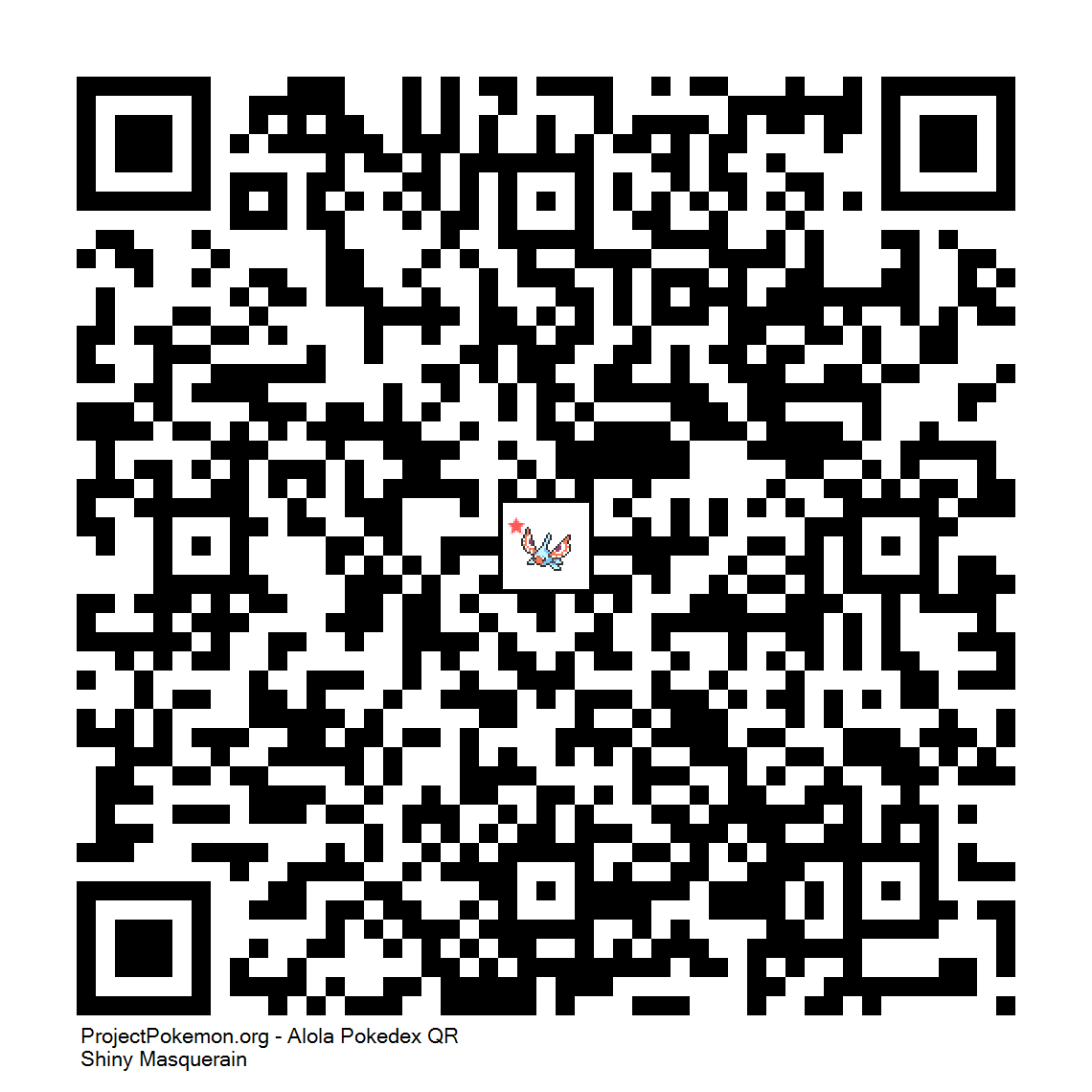 Cdigo QR de Masquerain variocolor
